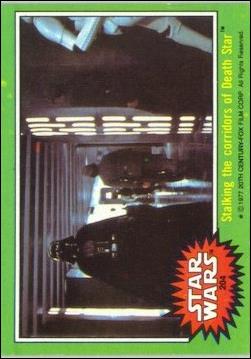 Star Wars: Series 4 (Base Set) card 204 Stalking the corridors of Death Star