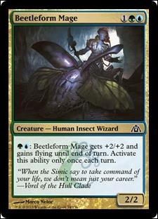 Magic the Gathering: Dragon's Maze (Base Set) card 54 Beetleform Mage