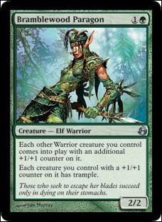 Magic the Gathering: Morningtide (Base Set) card 115 Bramblewood Paragon