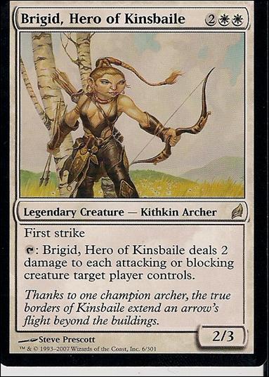 Magic the Gathering: Lorwyn (Base Set) card 6 Brigid, Hero of Kinsbaile