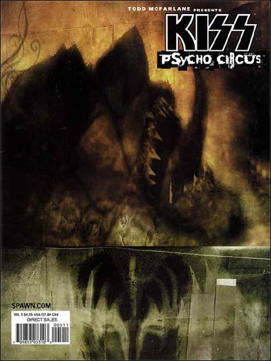 Todd McFarlane Presents: Kiss Psycho Circus issue 5 Magazine Sized