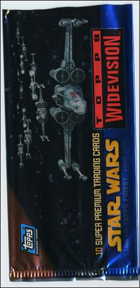 Star Wars Widevision card 2-C Sealed Pack - Yellow Logo