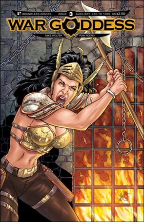 War Goddess issue 3-E Auxiliary Cover 1/1000