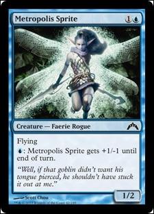 Magic the Gathering: Gatecrash (Base Set) card 42 Metropolis Sprite