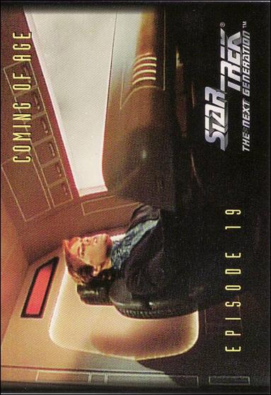 Star Trek: The Next Generation - The Episode Collection Season One (Base Set) card 65 Coming of Age, Episode 19B