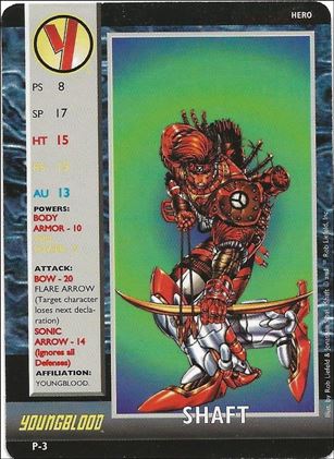 Youngblood PowerCardz (Promo) card P-3 Shaft