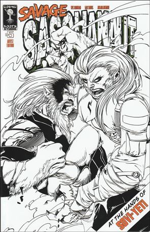 Savage Sasquanaut issue 5-E Marat Mychaels Artist Edition Cover