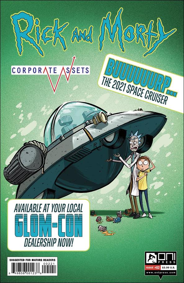 Rick and Morty: Corporate Assets issue 2-B Ryan Lee Cover