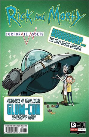 Rick and Morty: Corporate Assets issue 2-B Ryan Lee Cover