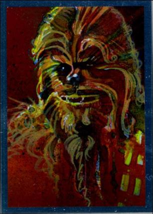 Star Wars Galaxy: Series 7 (Foil Subset) card 5 Chewbacca - Silver Foil