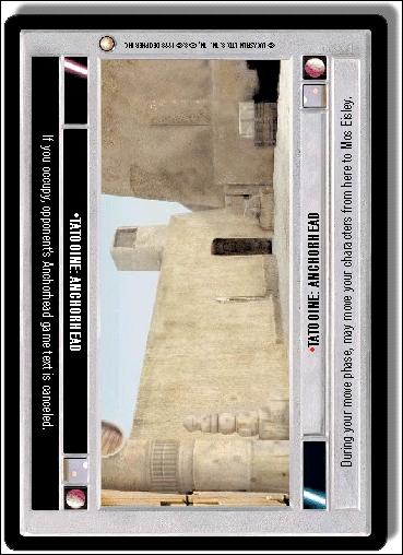 Star Wars: Special Edition Limited (Base Set) card 286 Tatooine: Anchorhead