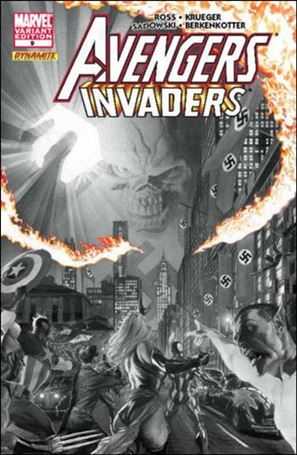 Avengers/Invaders issue 9-D Alex Ross Graytones Cover