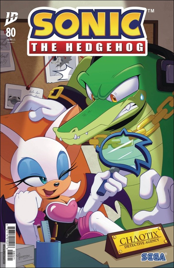 Sonic the Hedgehog (2018) issue 80-B Yamila Kareh Cover