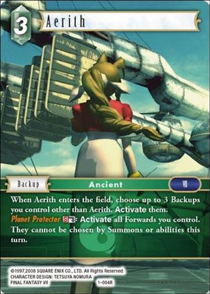 Final Fantasy Trading Card Game: Opus I (Base Set) card 064R Aerith