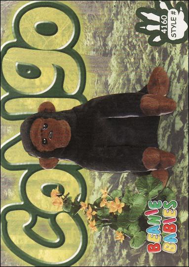 Beanie Babies Series 4 (Base Set) card 173 Congo