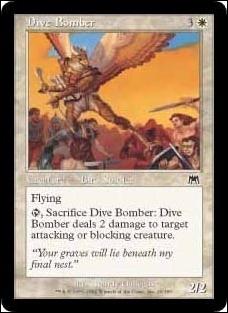 Magic the Gathering: Onslaught (Base Set) card 26-B Dive Bomber - Foil