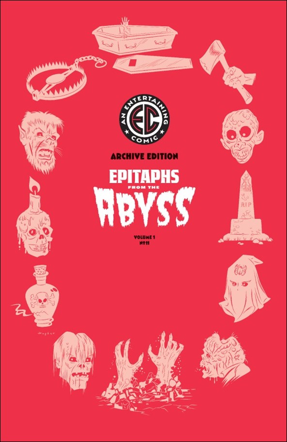 Epitaphs from the Abyss (2024) issue 11-E Rian Hughes Archive 1:50 Cover