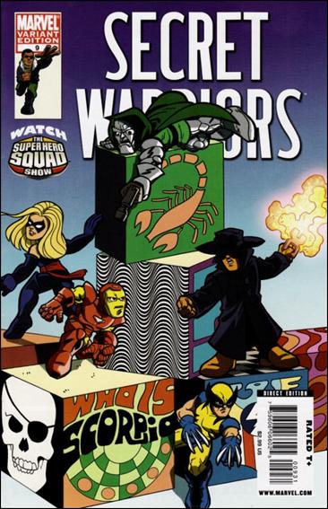 Secret Warriors (2009) issue 9-C Christopher Jones 1:15 "Super Hero Squad" Cover