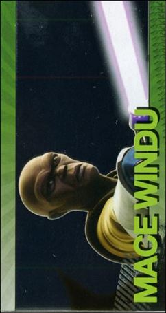 Star Wars: The Clone Wars Widevision (Character Foil Subset) card 8 Mace Windu