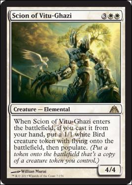 Magic the Gathering: Dragon's Maze (Base Set) card 7 Scion of Vitu-Ghazi 