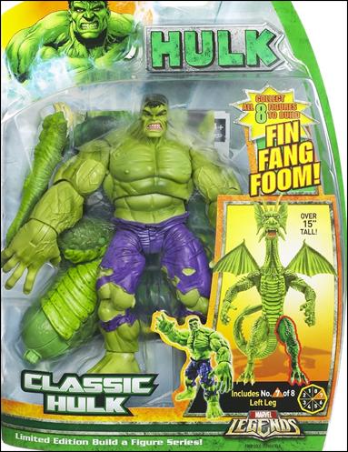 Marvel Legends: Hulk (Fin Fang Foom Series) figure 4-B Classic Hulk