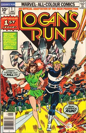 Logan's Run (1977) issue 1-B UK Price Cover