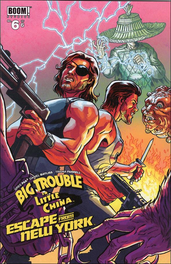 Big Trouble in Little China / Escape from New York issue 6-B Ryan Browne Subscription Cover
