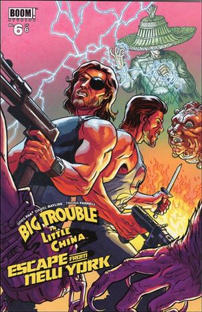 Big Trouble in Little China / Escape from New York issue 6-B Ryan Browne Subscription Cover
