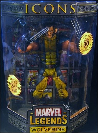 Marvel Legends Icons (Series 1)  figure 6 Wolverine (Unmasked)