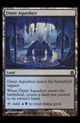 Magic the Gathering: Commander (Base Set) card 270 Dimir Aqueduct