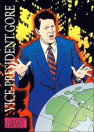 Jack Kirby's Secret City Saga (Base Set) card 8 Vice-President Gore