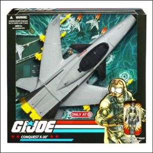 G.I. Joe 25th Anniversary Vehicles figure 9 Conquest X-30 (with Slip-Stream)