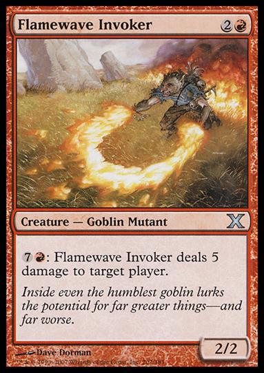 Magic the Gathering: 10th Edition (Base Set) card 202 Flamewave Invoker