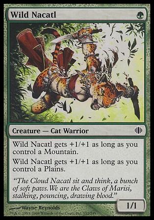 Magic the Gathering: Shards of Alara (Base Set) card 152 Wild Nacatl