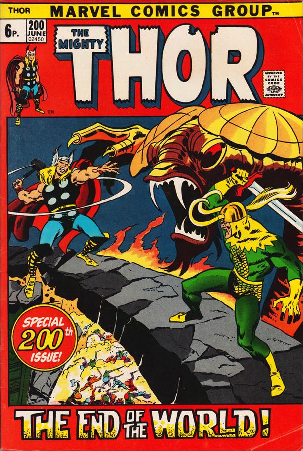 Thor (1966) issue 200-B UK Price Cover