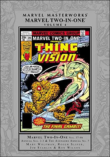 Marvel Masterworks: Marvel Two-in-One issue 4 Silver Dust Jacket