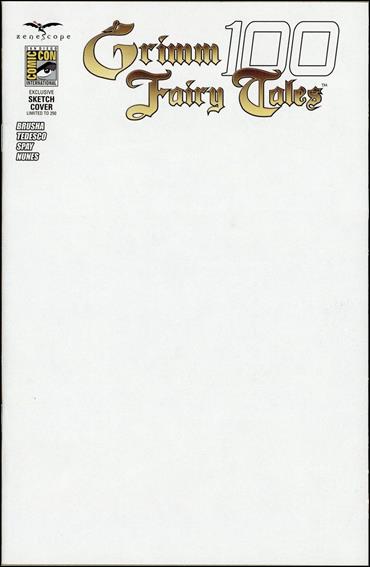 Grimm Fairy Tales (2005) issue 100-L  San Diego Comic-Con Blank/Sketch Cover 1/250