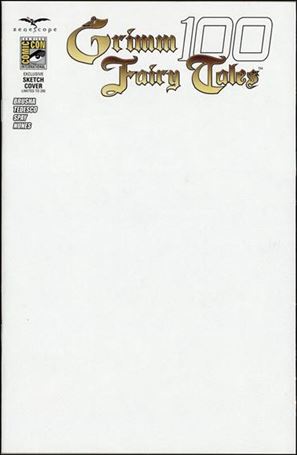 Grimm Fairy Tales (2005) issue 100-L  San Diego Comic-Con Blank/Sketch Cover 1/250