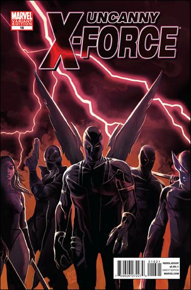 Uncanny X-Force (2010) issue 16-B Mike Del Mundo 1:50 Marvel 50th Anniversary Cover
