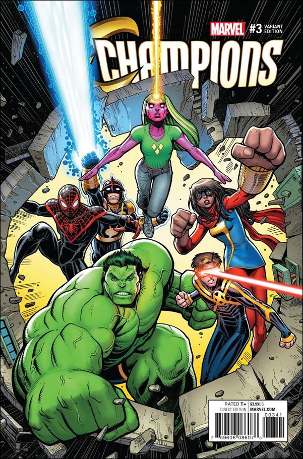 Champions (2016) issue 3-E Arthur Adams 1:25 Cover