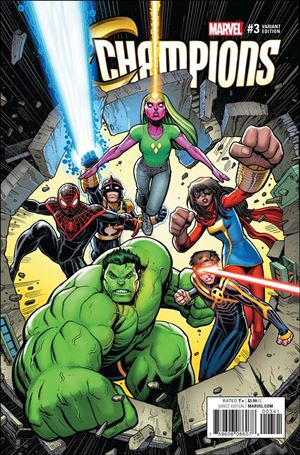 Champions (2016) issue 3-E Arthur Adams 1:25 Cover