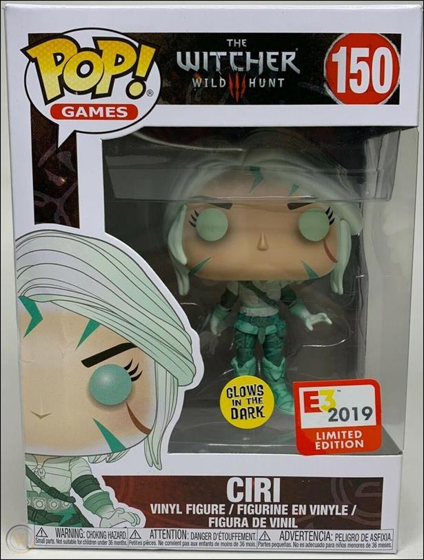POP! Games figure 150-B Ciri (E3 2019 GITD)