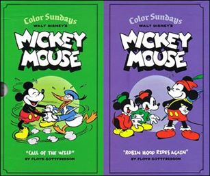 Walt Disney's Mickey Mouse Color Sundays Slipcase Cover Image 1