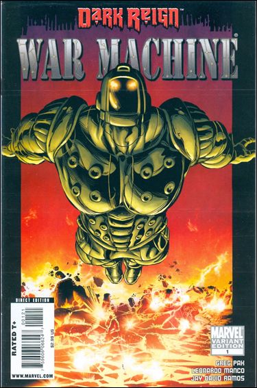 War Machine (2009) issue 1-B Mike Deodato Jr 1:10 "Titanium Man" Villain Cover