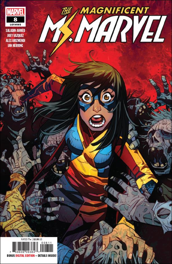 Magnificent Ms. Marvel issue 8 Eduard Petrovich Cover