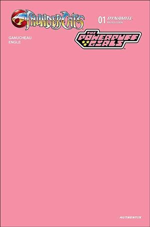 ThunderCats / The Powerpuff Girls issue 1-N Blank Pink Authentix Cardstock Cover