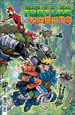 Teenage Mutant Ninja Turtles x Naruto issue 1-W Jorge Corona Cover (Second Printing)