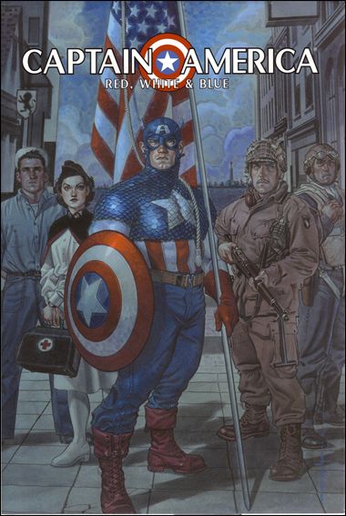Captain America: Red, White & Blue issue 1 Dust Jacket