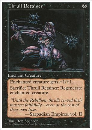 Magic the Gathering: 5th Edition (Base Set) card 197 Thrull Retainer