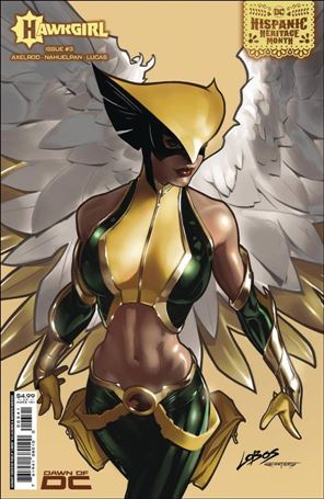 Hawkgirl (2023) issue 3-C Pablo Villalobos Hispanic Heritage Cardstock Cover